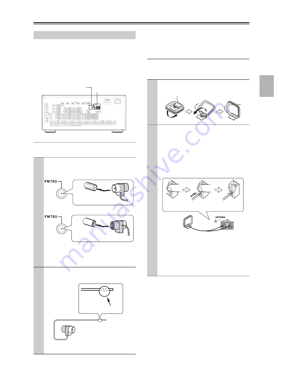 Onkyo TX-SR806 AV Reciever (French) Manuel D'Instructions Download Page 19