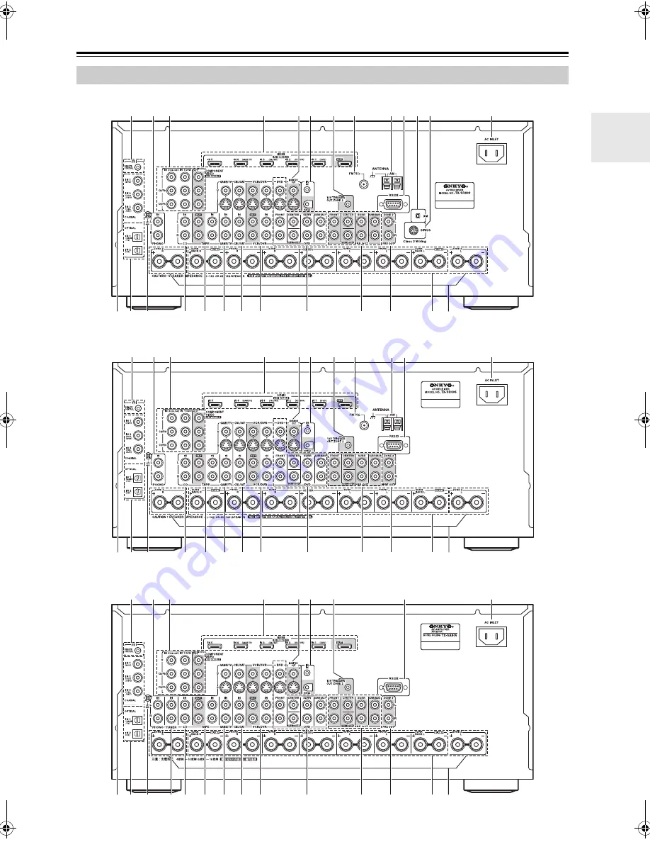 Onkyo TX SR806 Скачать руководство пользователя страница 11