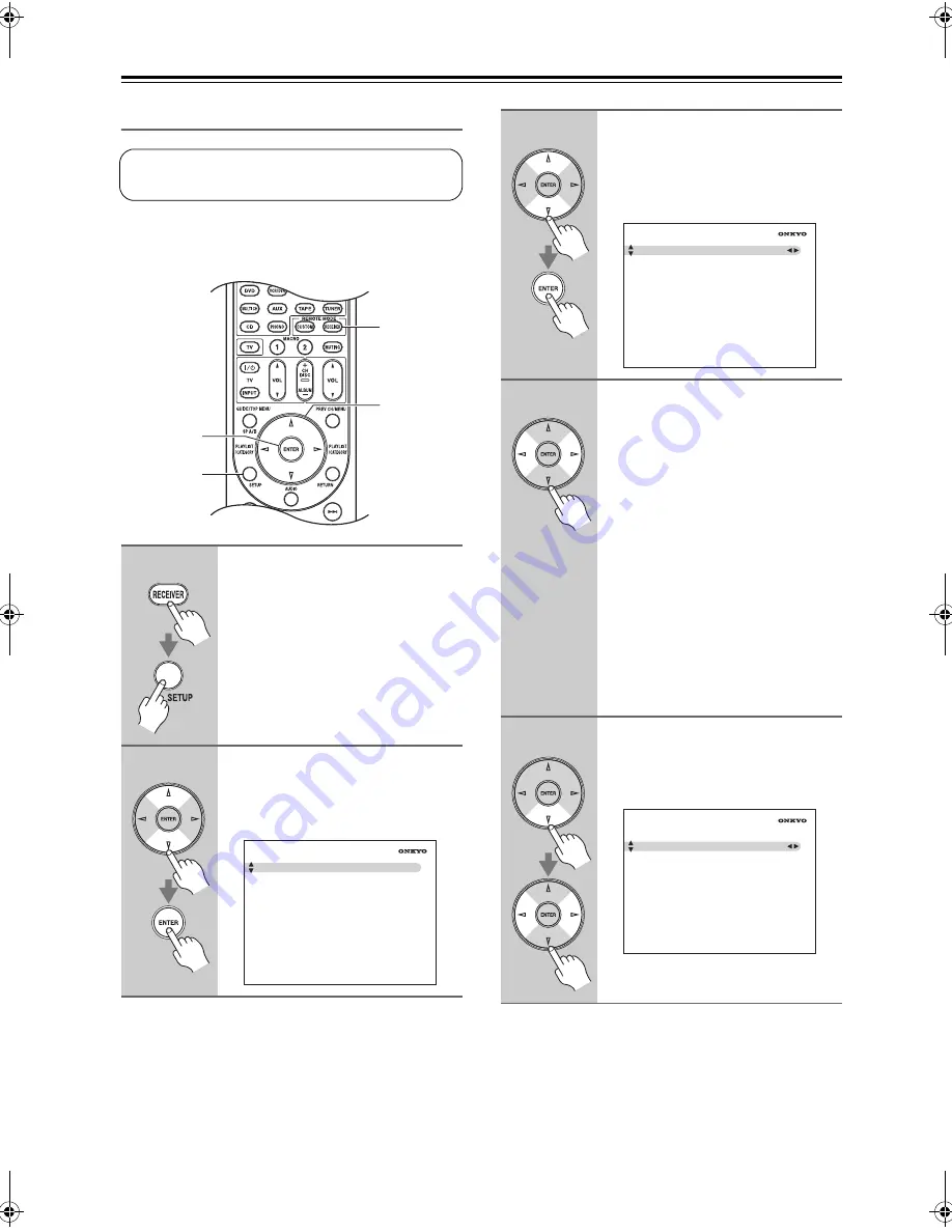 Onkyo TX SR806 Скачать руководство пользователя страница 80