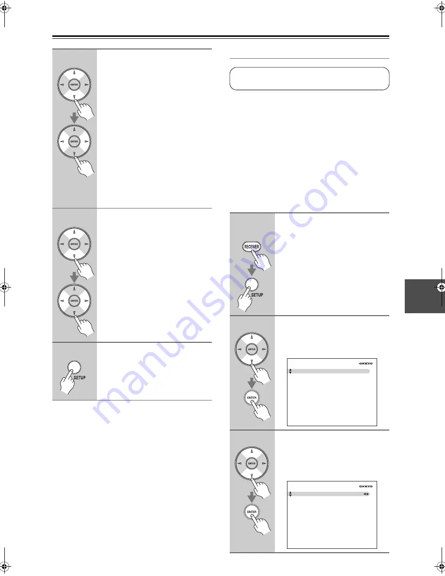 Onkyo TX SR806 Instruction Manual Download Page 81