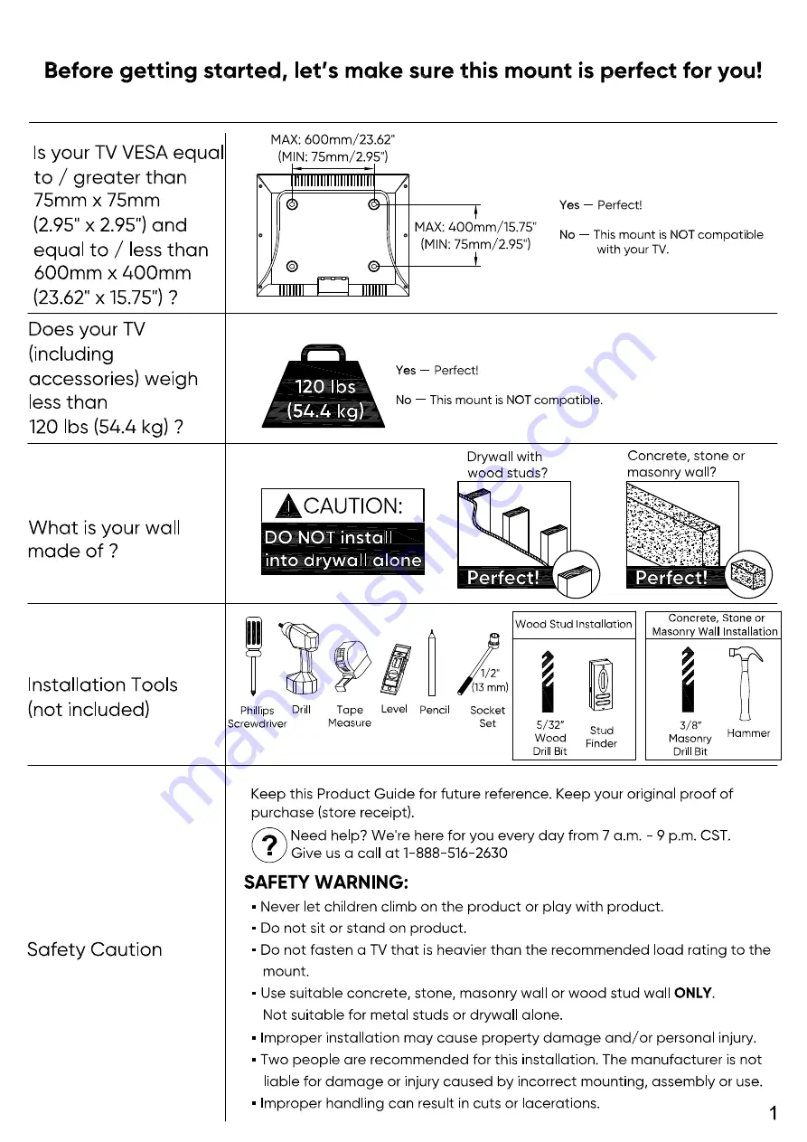 Onn 100010113 Product Manual Download Page 2