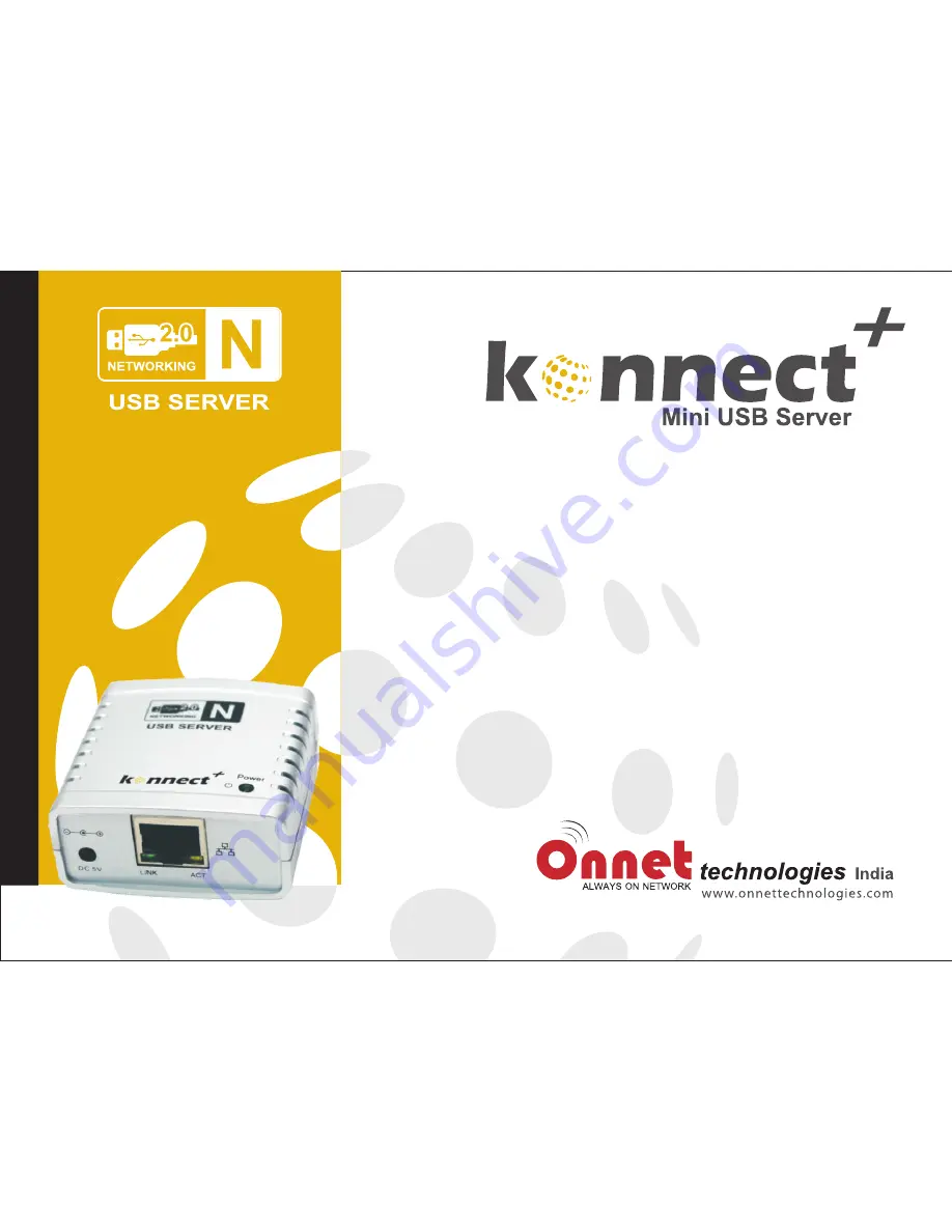 Onnet technologies konnect plus Manual Download Page 1