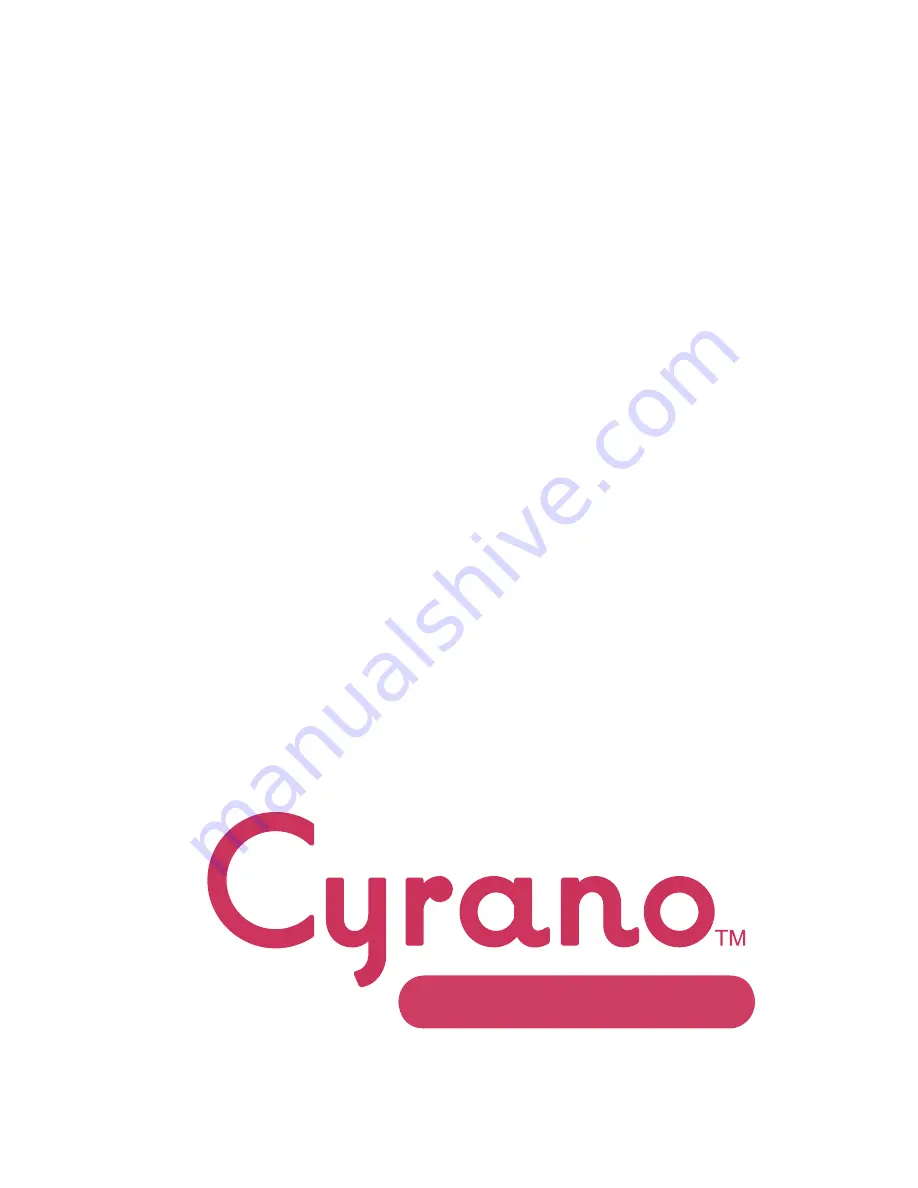 oNotes Cyrano Quick Start Manual Download Page 1