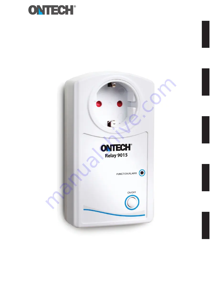 Ontech Relay 9015 Quick Start Manual Download Page 1