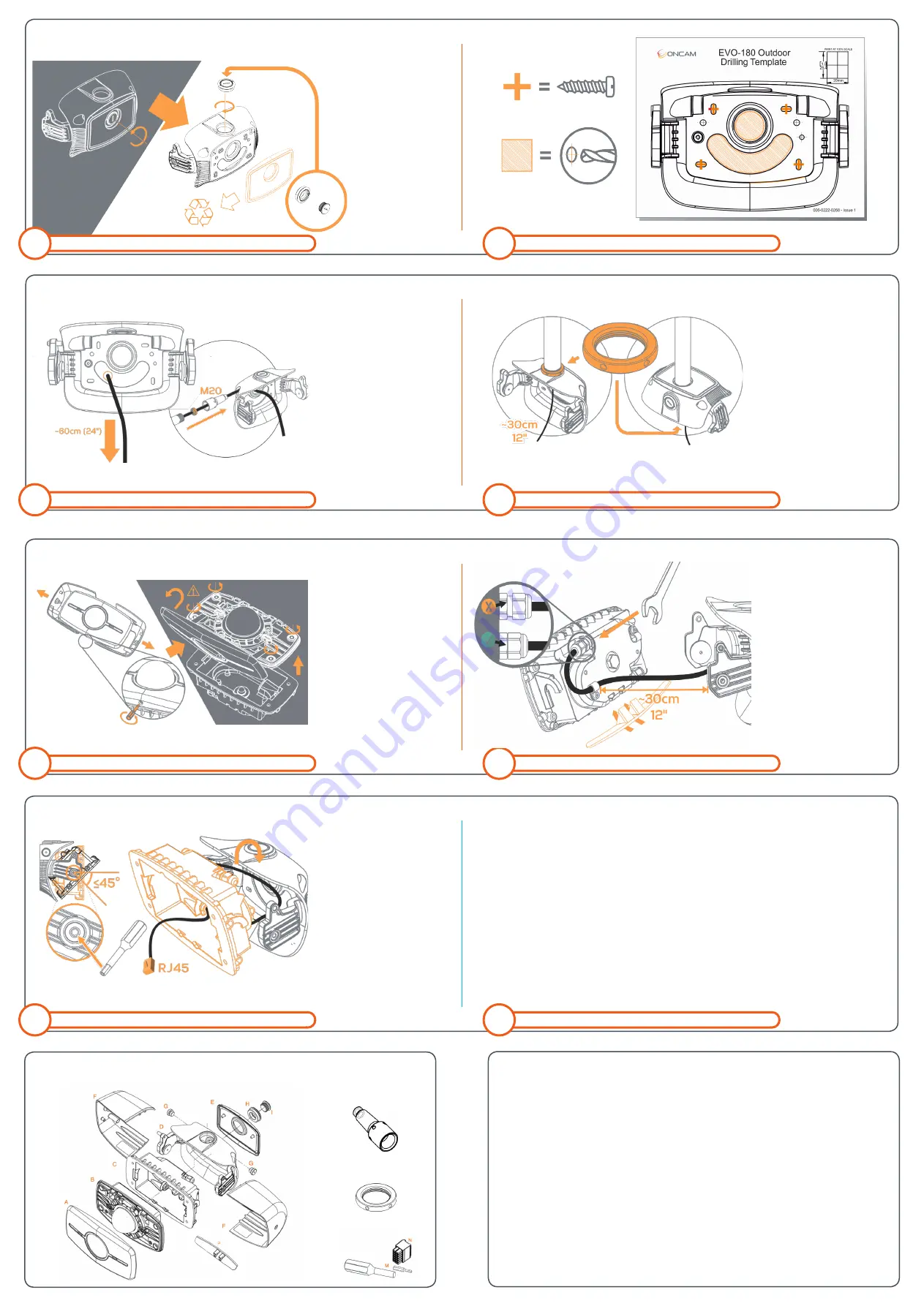 ONVU Oncam Evolution 180 Outdoor Quick Start Manual Download Page 1