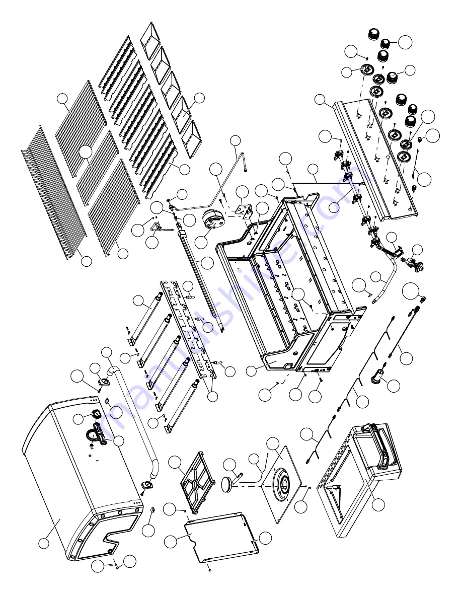 Onward Broil King Regal 590 Assembly Manual & Parts List Download Page 23