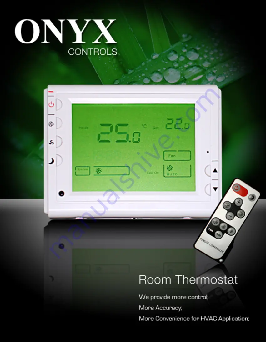 Onyx Controls ONX908MTW-0/24V Installation And Operation Instructions Download Page 1