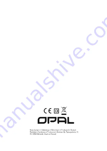 Opal WKA 100 User Manual Download Page 24