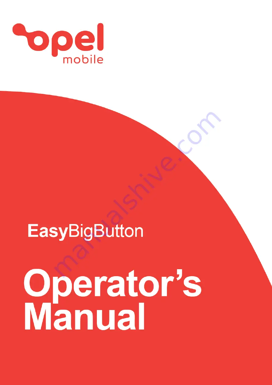 Opel mobile EasyBigButton Скачать руководство пользователя страница 1