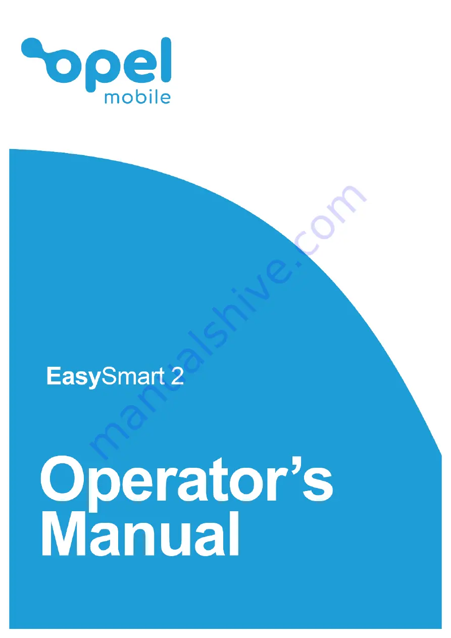 Opel mobile EasySmart 2 Operator'S Manual Download Page 1