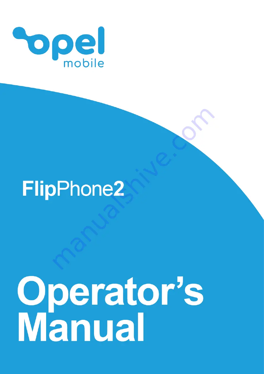 Opel mobile FlipPhone2 Operator'S Manual Download Page 1