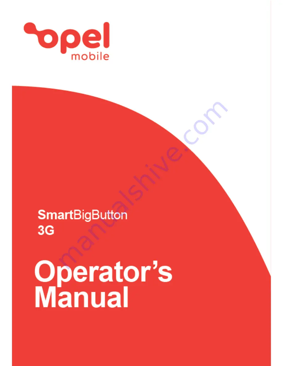 Opel mobile SmartBigButton Скачать руководство пользователя страница 1