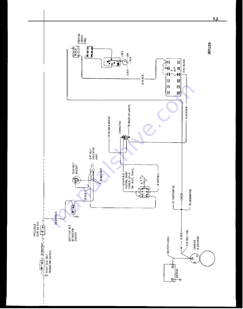 Opel 1900 1973 Service Manual Download Page 118