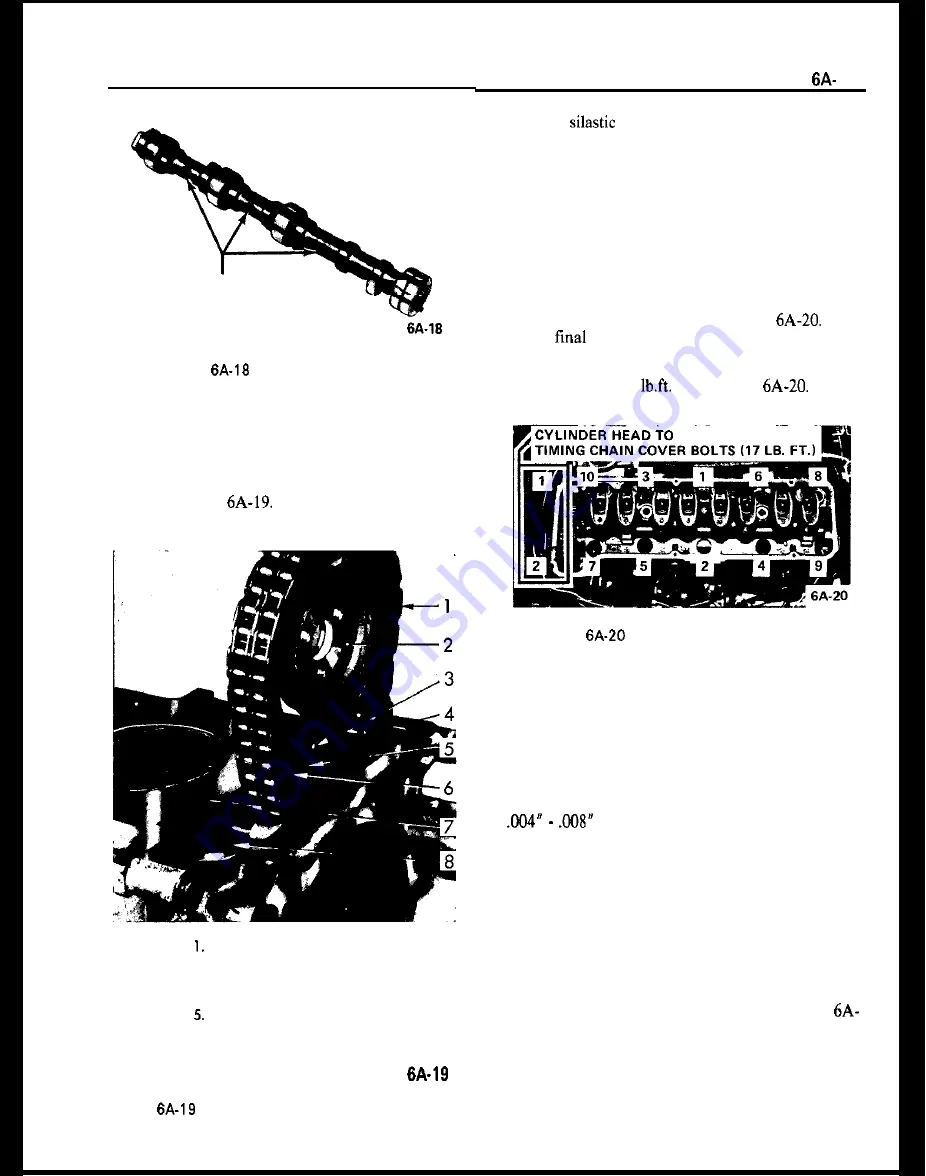 Opel 1900 1973 Service Manual Download Page 304