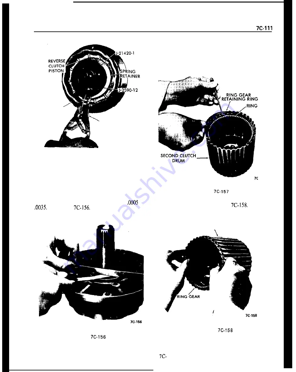 Opel 1900 1973 Service Manual Download Page 472