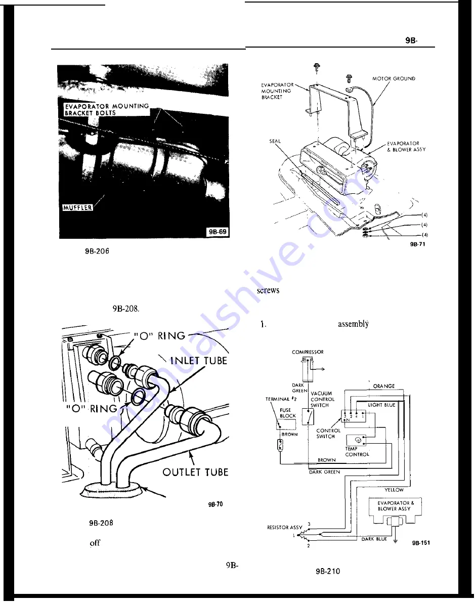 Opel 1900 1973 Service Manual Download Page 611