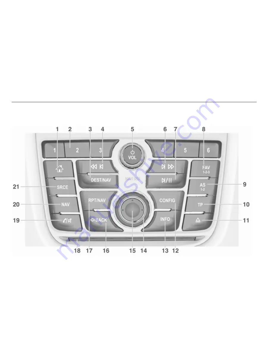 Opel MOKKA NAVI 950/CD 600 Owner'S Manual Download Page 8