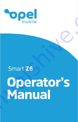 Opel OMSZ622B Operator'S Manual Download Page 1