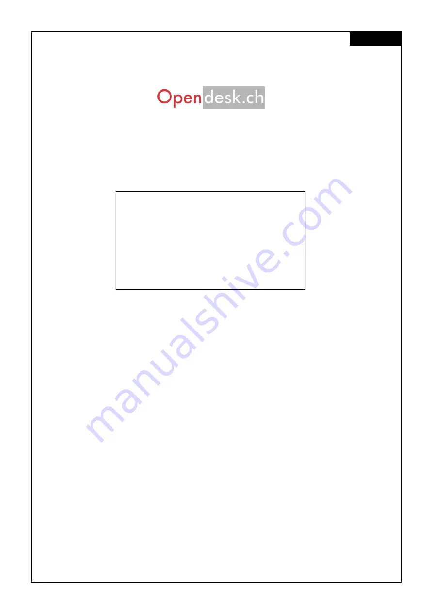 Opendesk.ch STEELFORCE PRO 370 SLS Assembly Manual Download Page 86