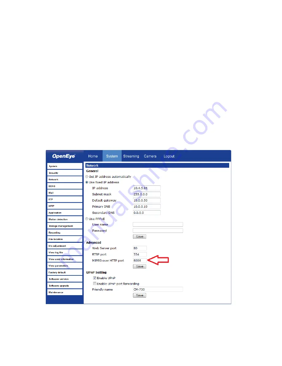 OpenEye CM-611 User Manual Download Page 17