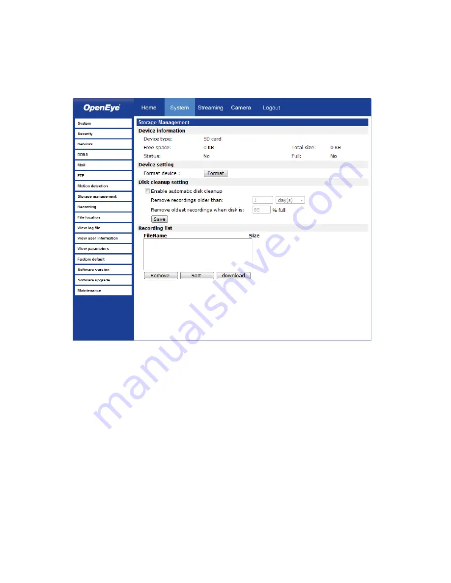 OpenEye CM-611 Скачать руководство пользователя страница 33