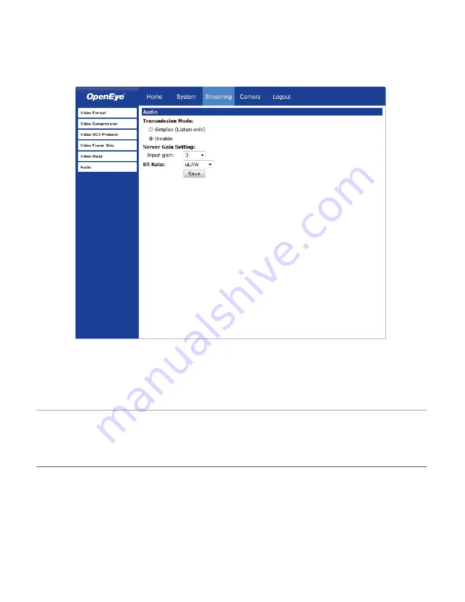 OpenEye CM-611 User Manual Download Page 50