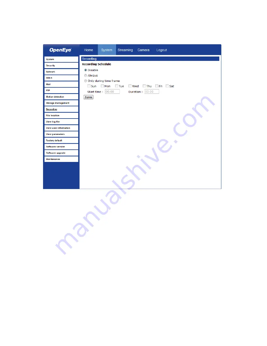 OpenEye CM-716 User Manual Download Page 46