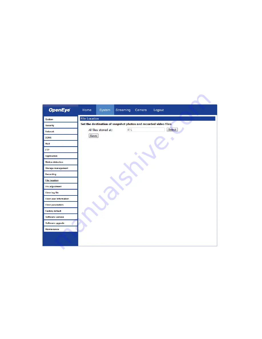 OpenEye CM-716 User Manual Download Page 47