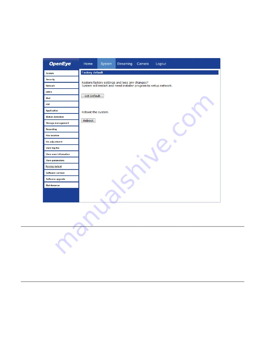 OpenEye CM-730 User Manual Download Page 52