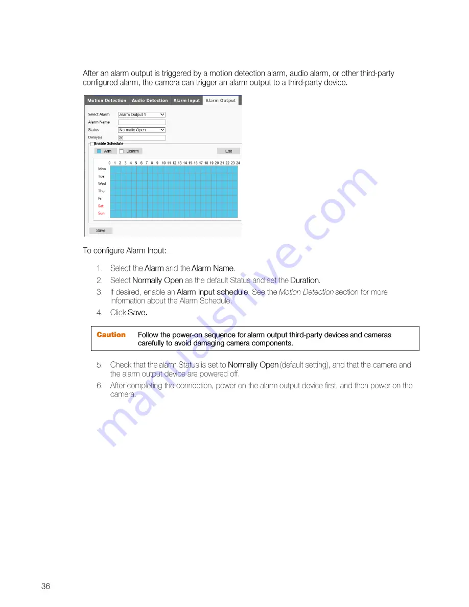 OpenEye OE-C7084-AWR User Manual Download Page 36