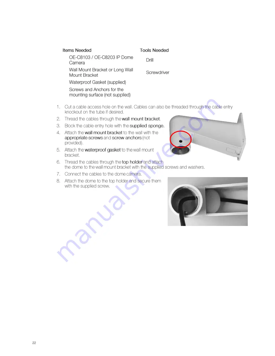 OpenEye OE-C8103 User Manual Download Page 21