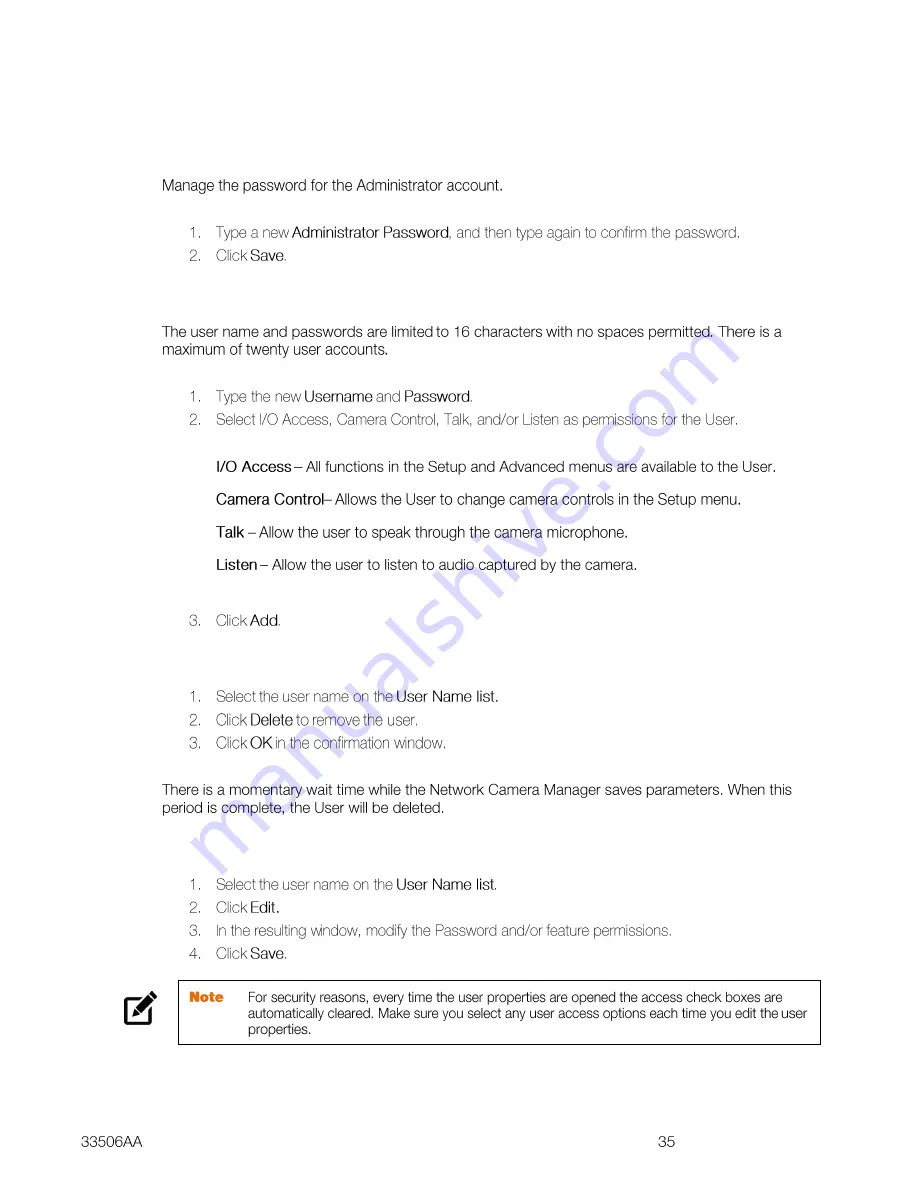 OpenEye OE-C8103 User Manual Download Page 34