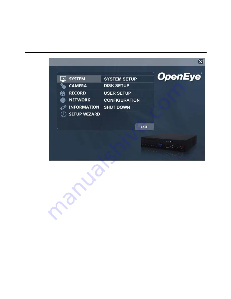 OpenEye OE3-E12004 User Manual Download Page 27