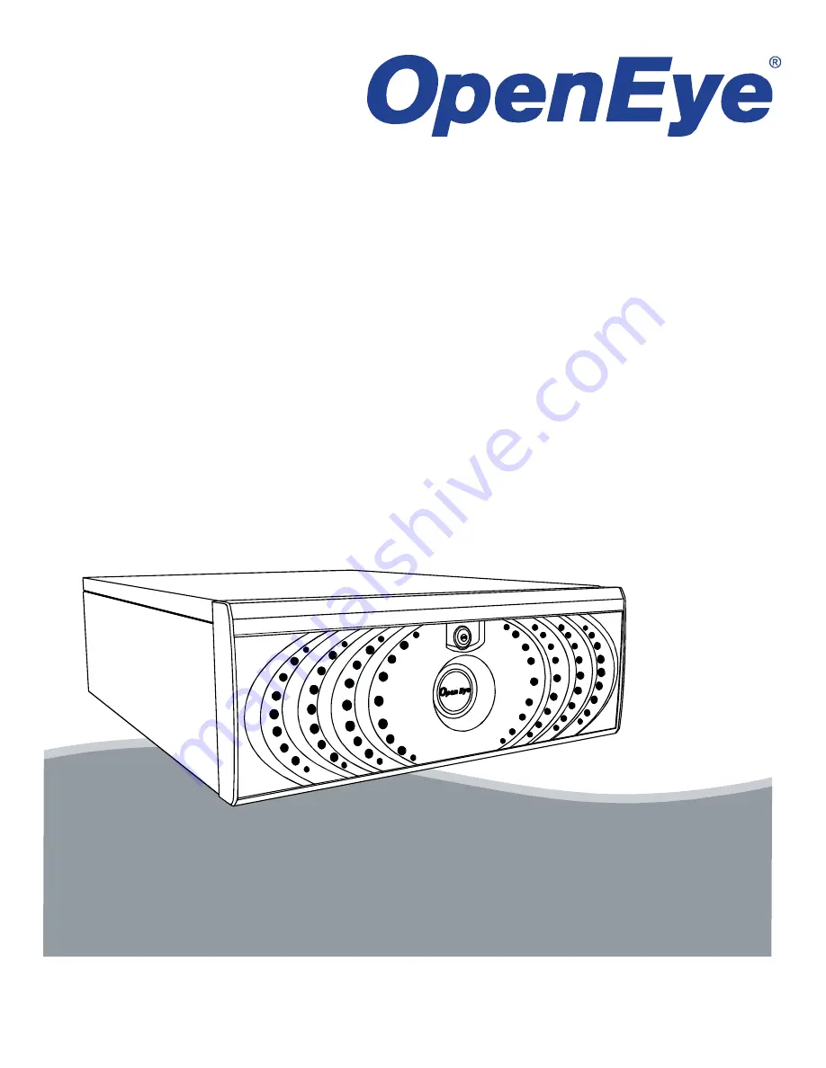 OpenEye OE3-XNVR08 Скачать руководство пользователя страница 1