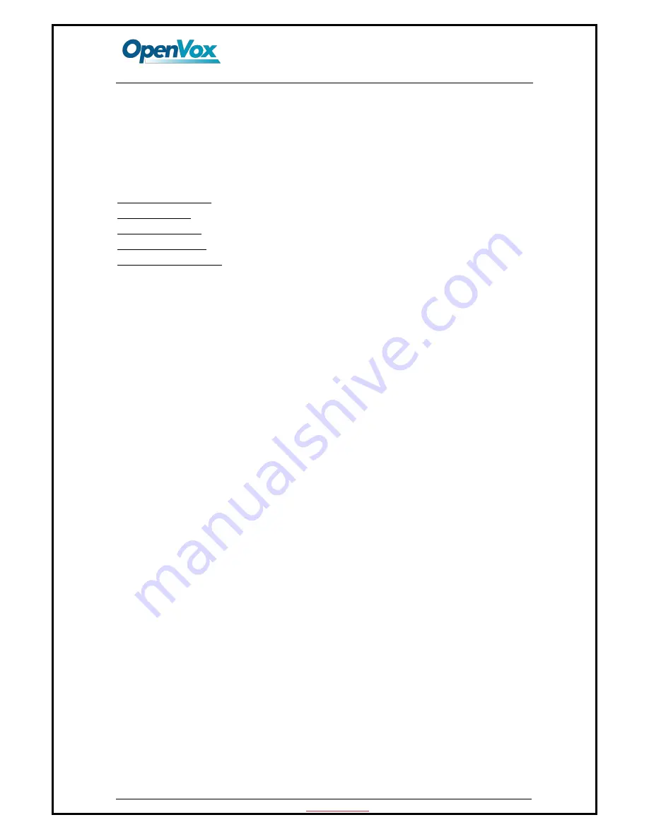 OpenVox DE210E User Manual Download Page 13