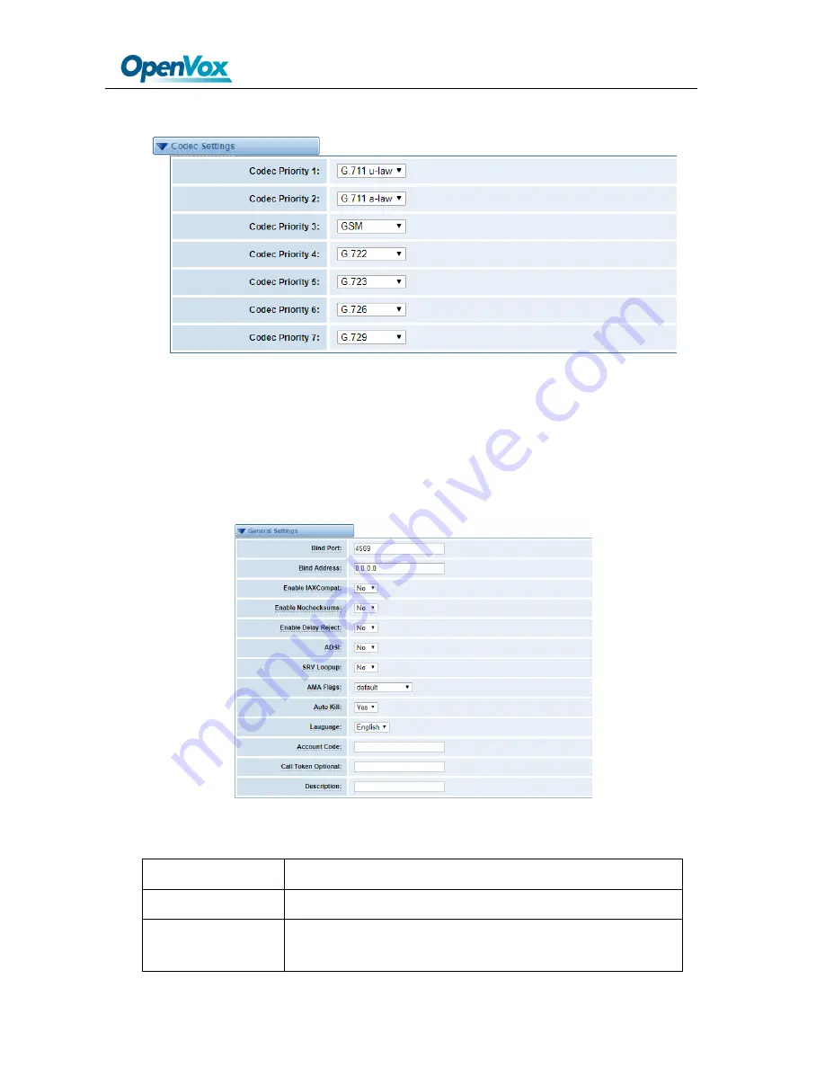 OpenVox SWG-1016 User Manual Download Page 45