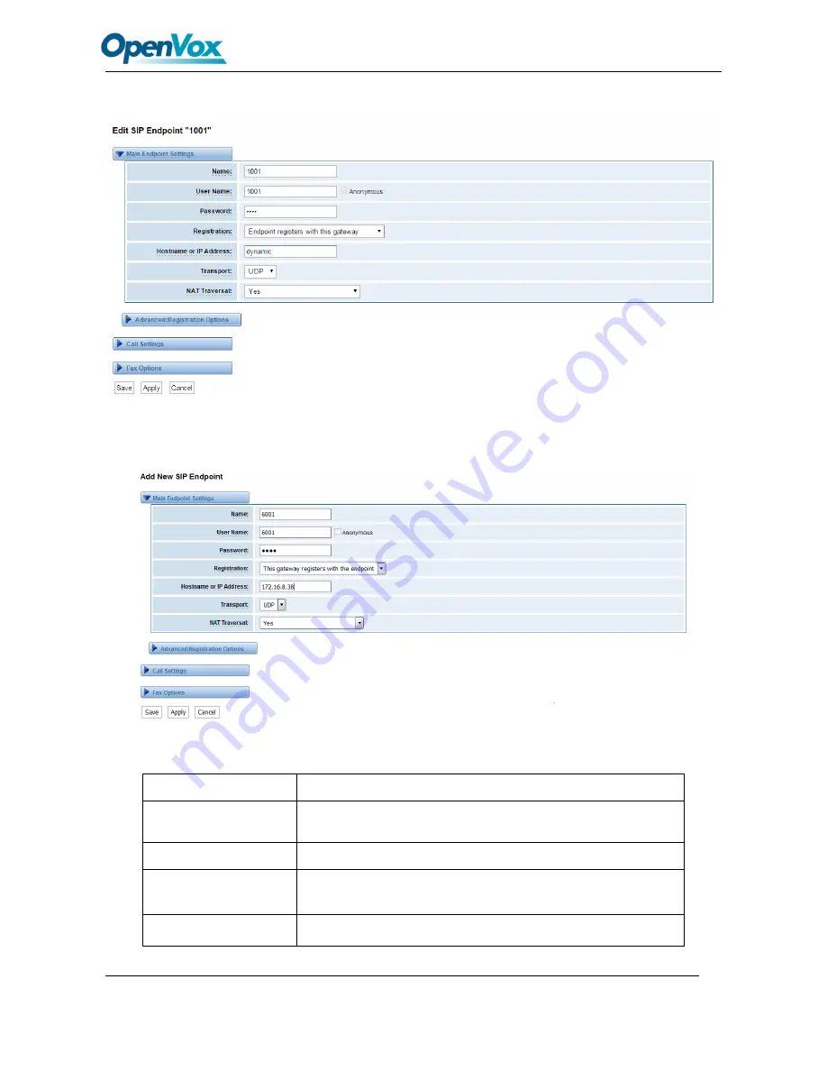 OpenVox VS-EIU-100X Series User Manual Download Page 29