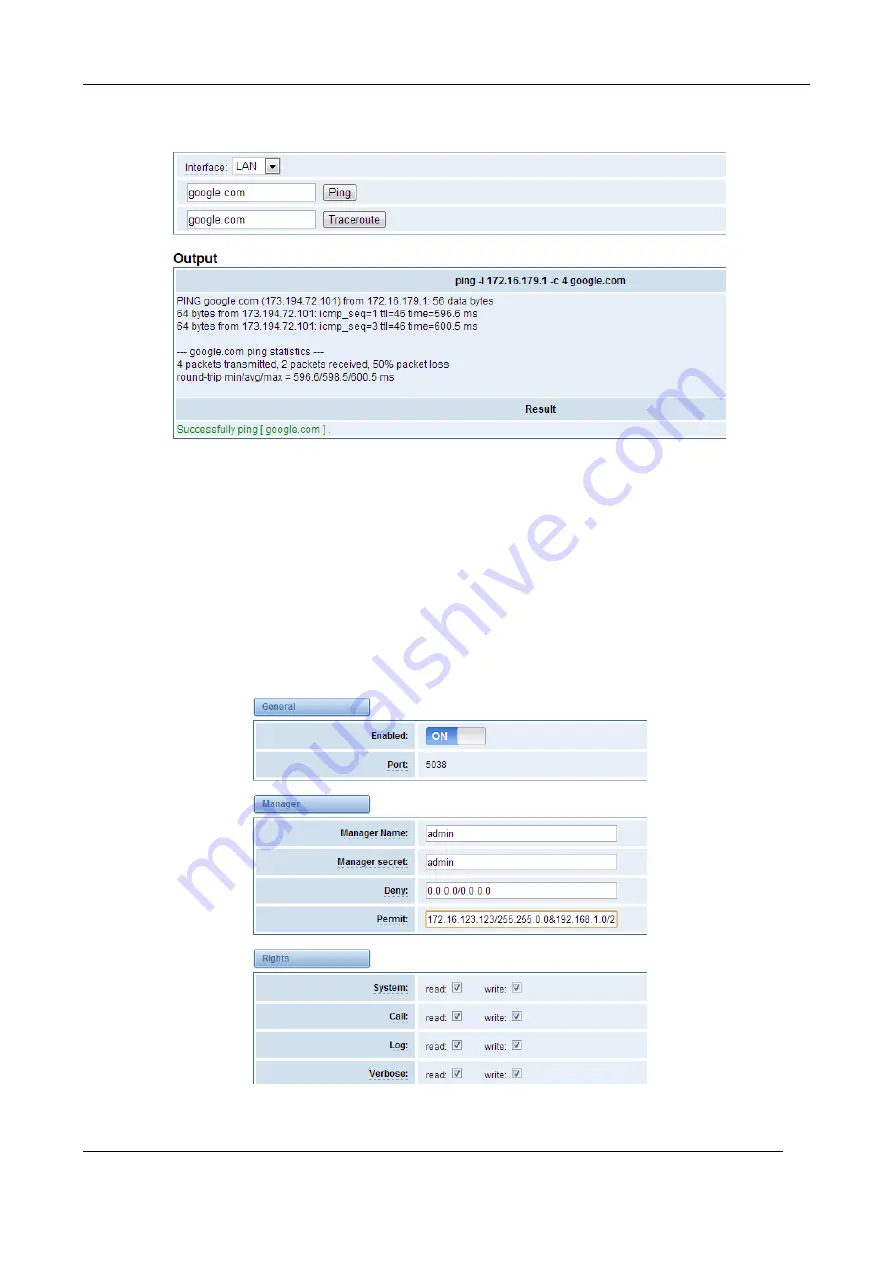 OpenVox VS-GW1202-8G Скачать руководство пользователя страница 58