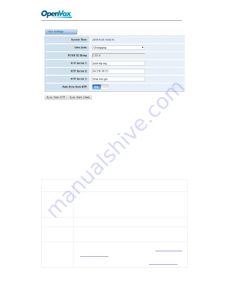 OpenVox VS-GW1202 User Manual Download Page 16