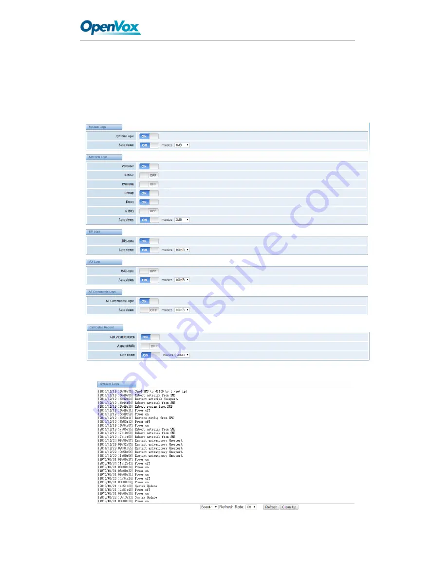 OpenVox VS-GW1202 Скачать руководство пользователя страница 76