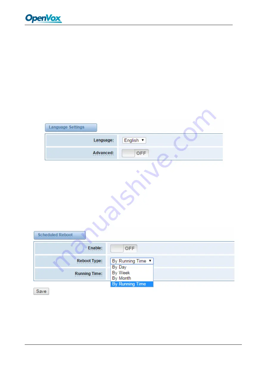 OpenVox VS-GW2120-44W User Manual Download Page 16