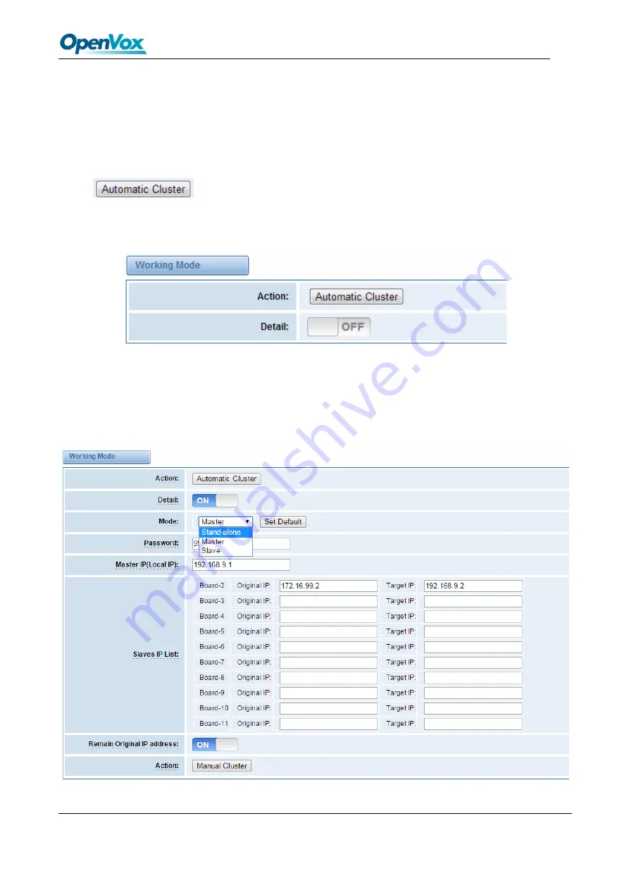 OpenVox VS-GW2120-44W User Manual Download Page 17