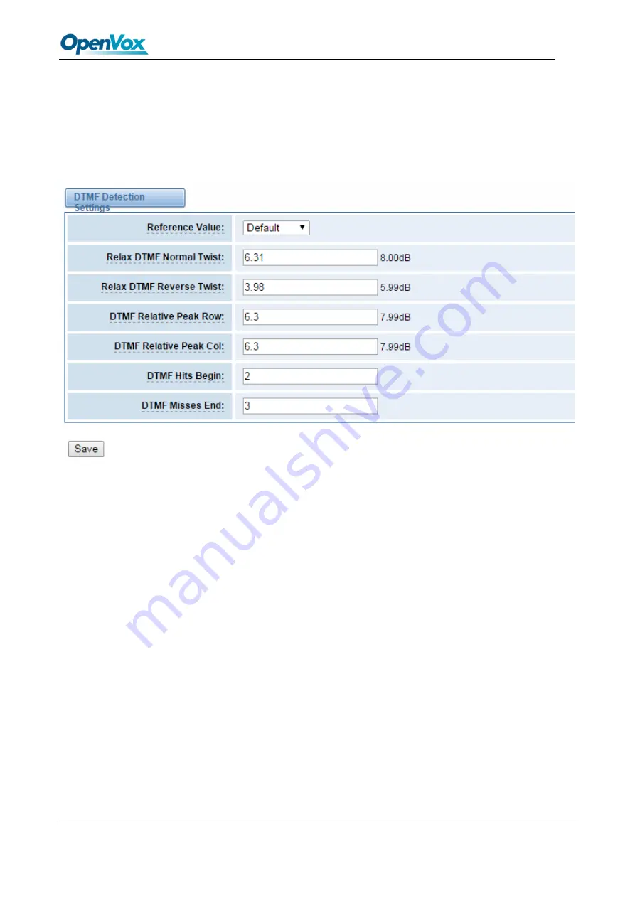 OpenVox VS-GW2120-44W User Manual Download Page 30