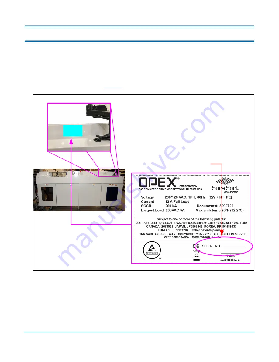 Opex Sure Sort Operator'S Manual Download Page 217