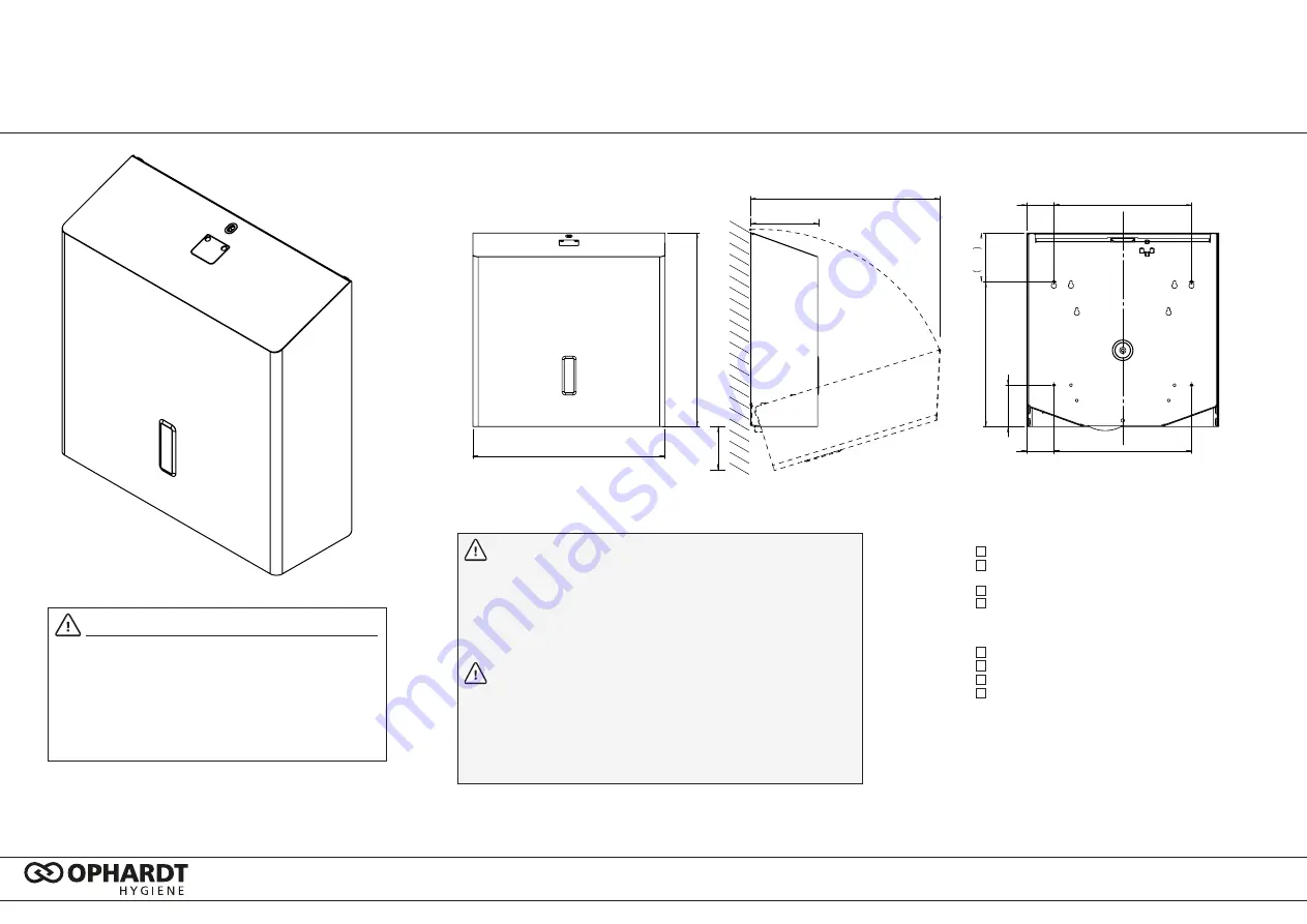 OPHARDT HYGIENE SanTRAL Plus TTU 4 Instructions For Use Download Page 1