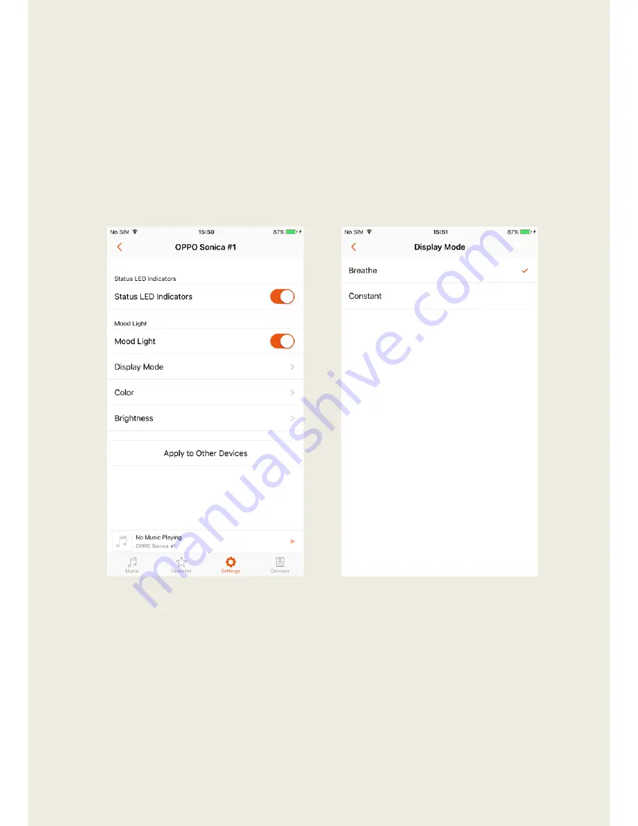 Oppo SONICA Quick Start Manual Download Page 52