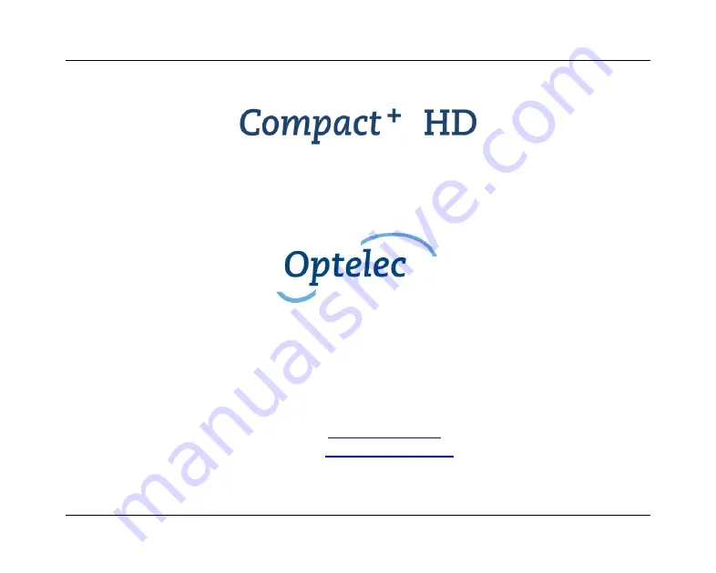 Optelec Compact+ HD User Manual Download Page 157