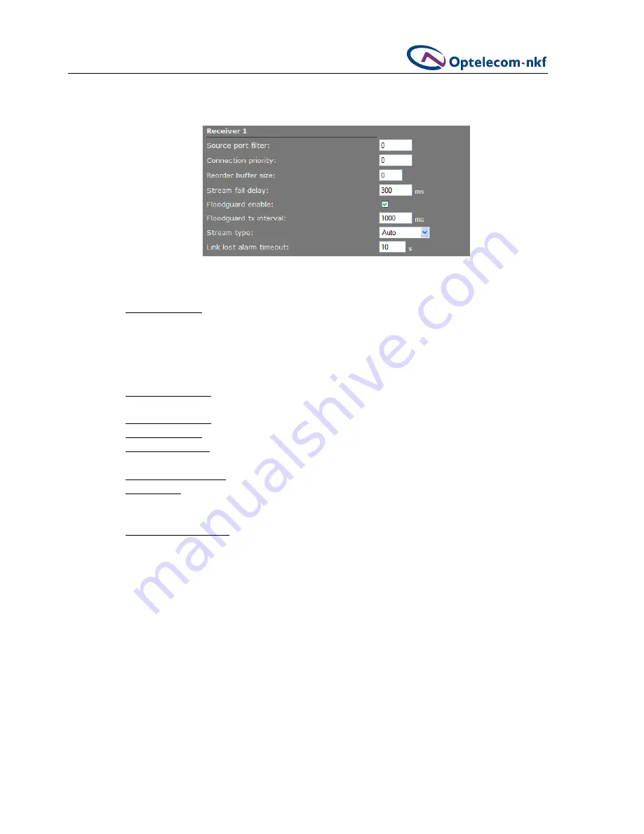 Optelecom-nkf Siqura C-54 E-MC User Manual Download Page 71