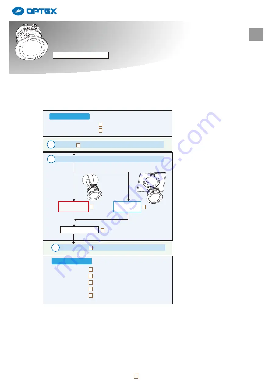 Optex AP-360B Installation Instructions Manual Download Page 1