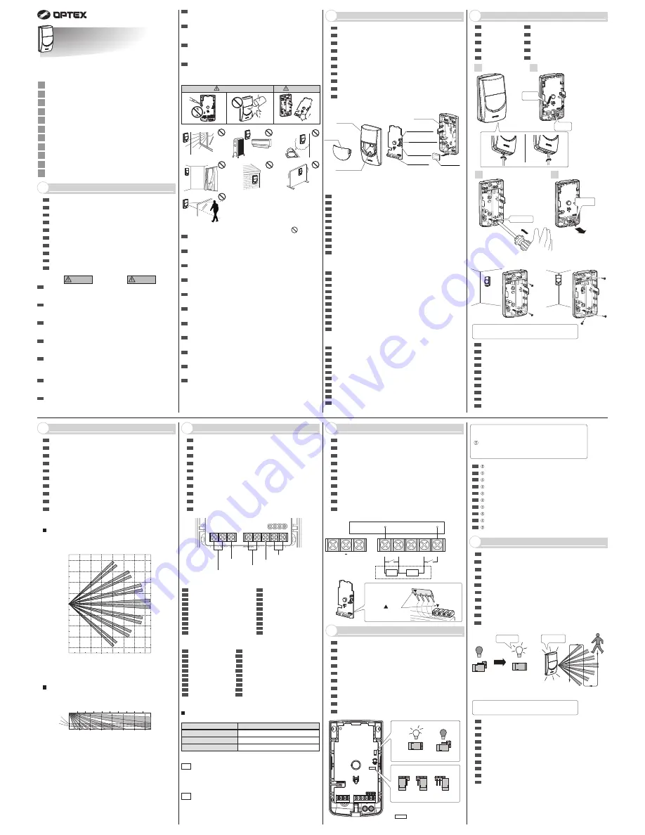 Optex FMX-ST Installation Instructions Download Page 1